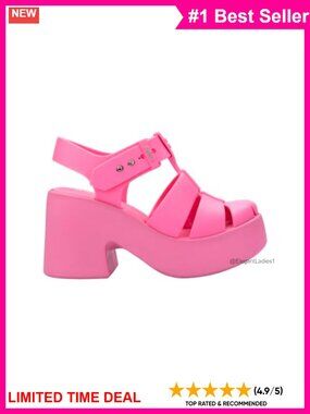 Melissa Lulu Platform Sandals Vegan Eco-Friendly